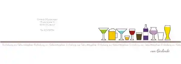 Einladung zum Geburtstag TrinkFest Foto