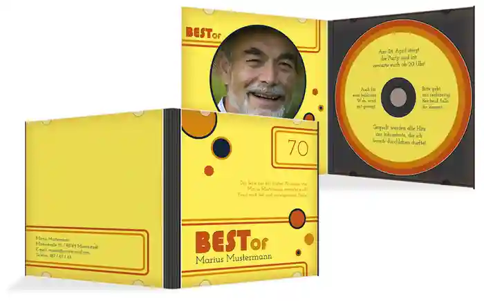Geburtstagseinladung Best Of CD Foto 70