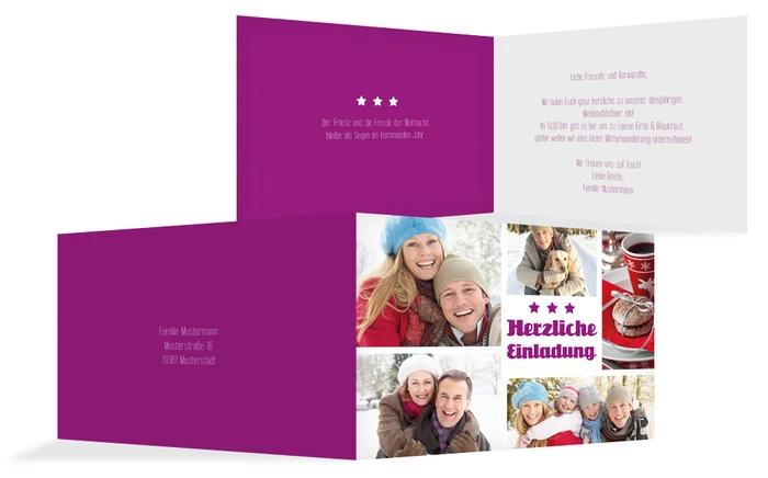 Weihnachtseinladung Bilder