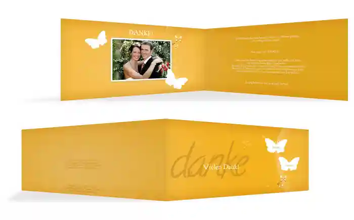 Dankeskarte DIN Traumpaar