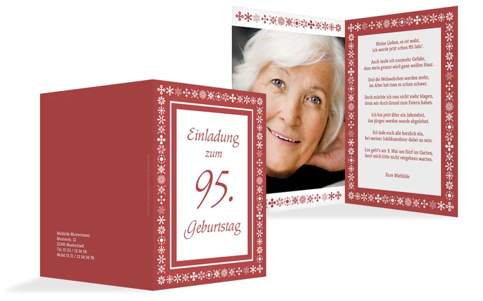 Geburtstagseinladung florale Elemente 95 Foto Geburtstagseinladung florale Elemente 95 Foto