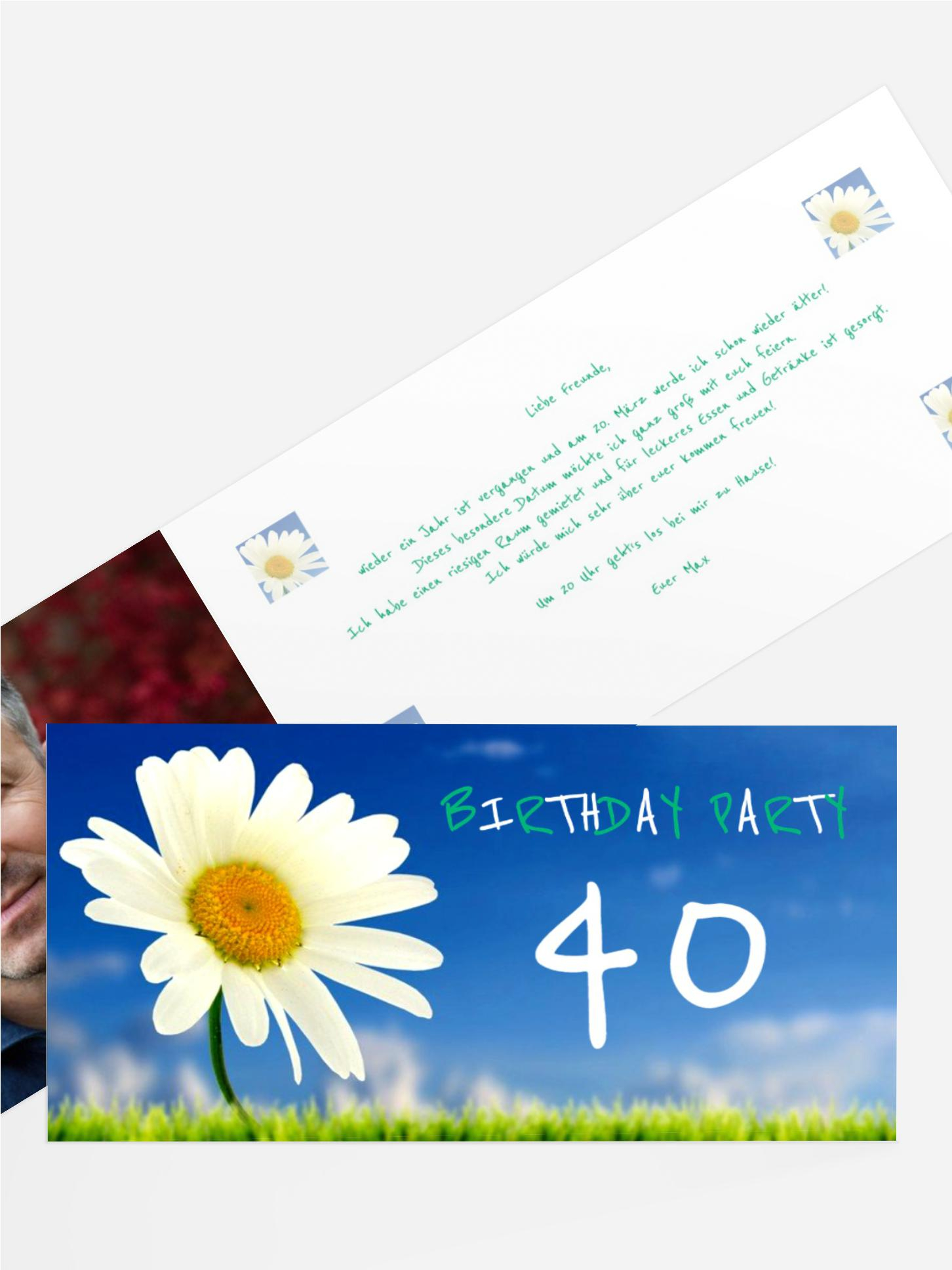 Einladung zum Geburtstag Lebensfreude Foto 40