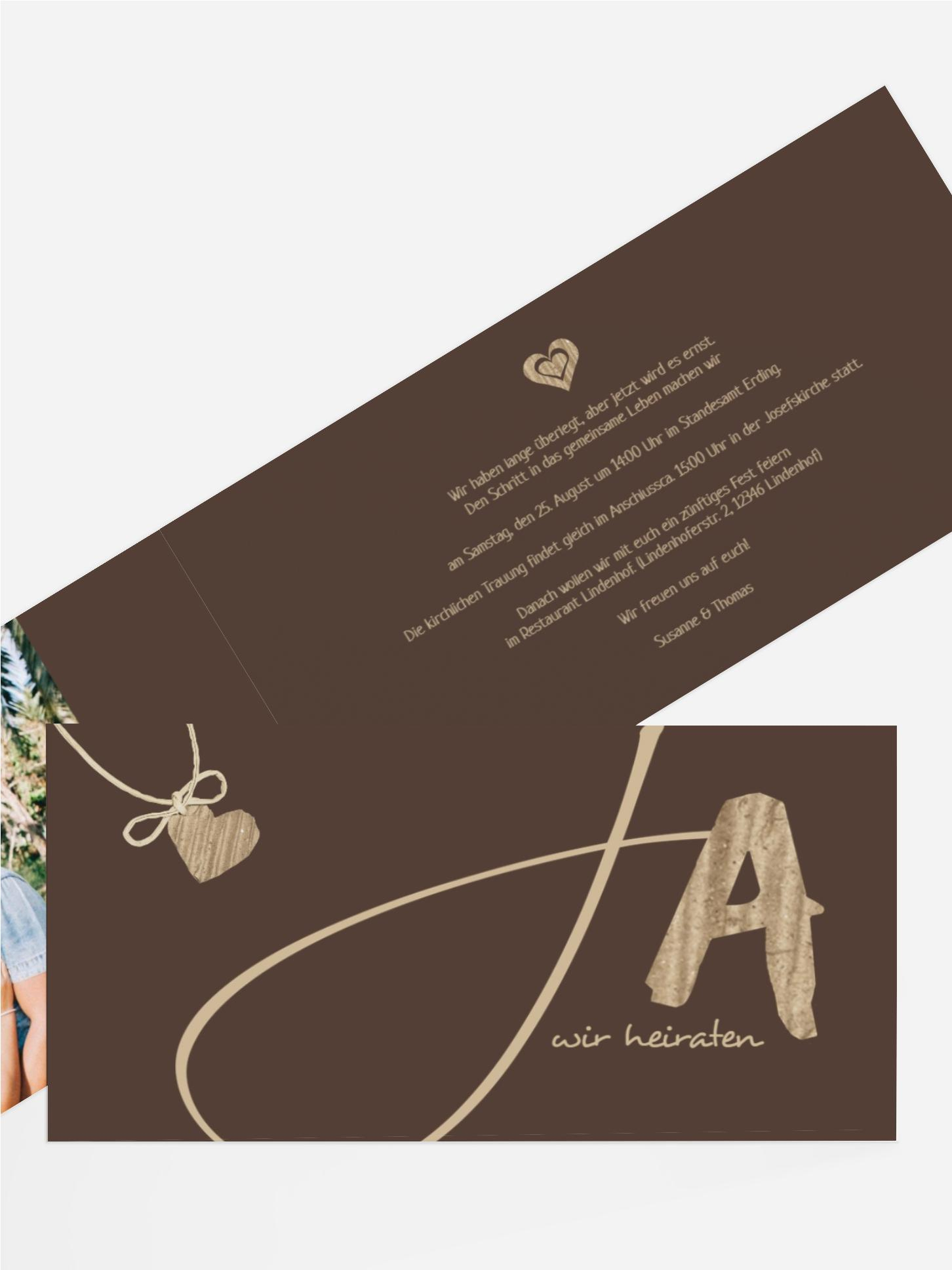 Einladung natürlich Ja