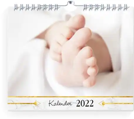 Wochen-Wandkalender Marble & Gold