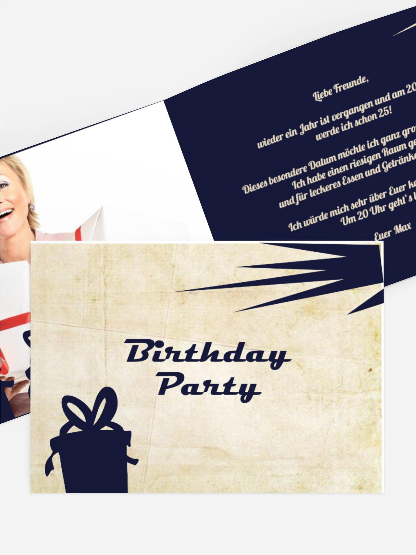 Geburtstagseinladung Country Flair Foto