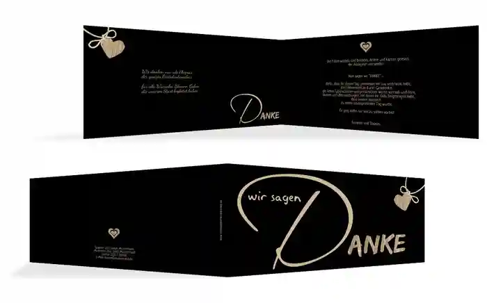 Dankeskarte Hochzeit natürlich Ja 2