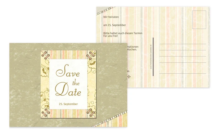 Save the Date Bund fürs Leben