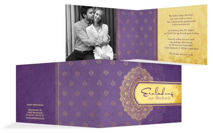 Einladung zur Hochzeit Mumbai