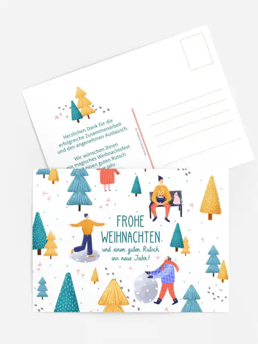 Fröhliche Winterzeit
