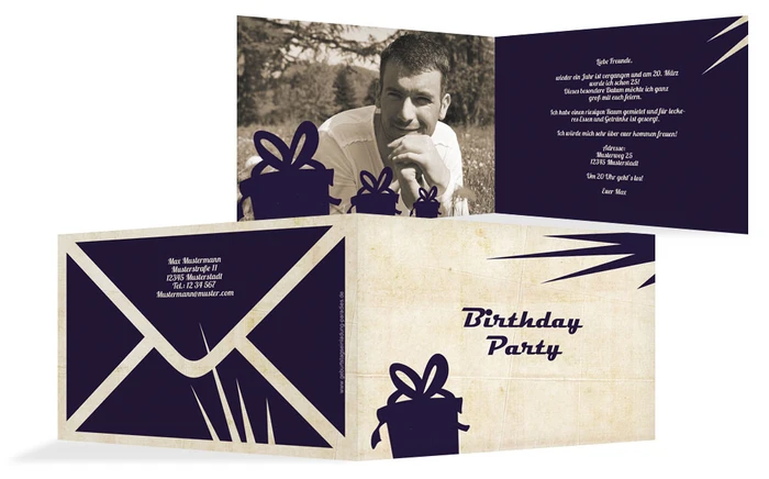 Geburtstagseinladung Country Flair Foto