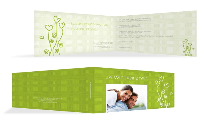 Hochzeitseinladung Liebestraum