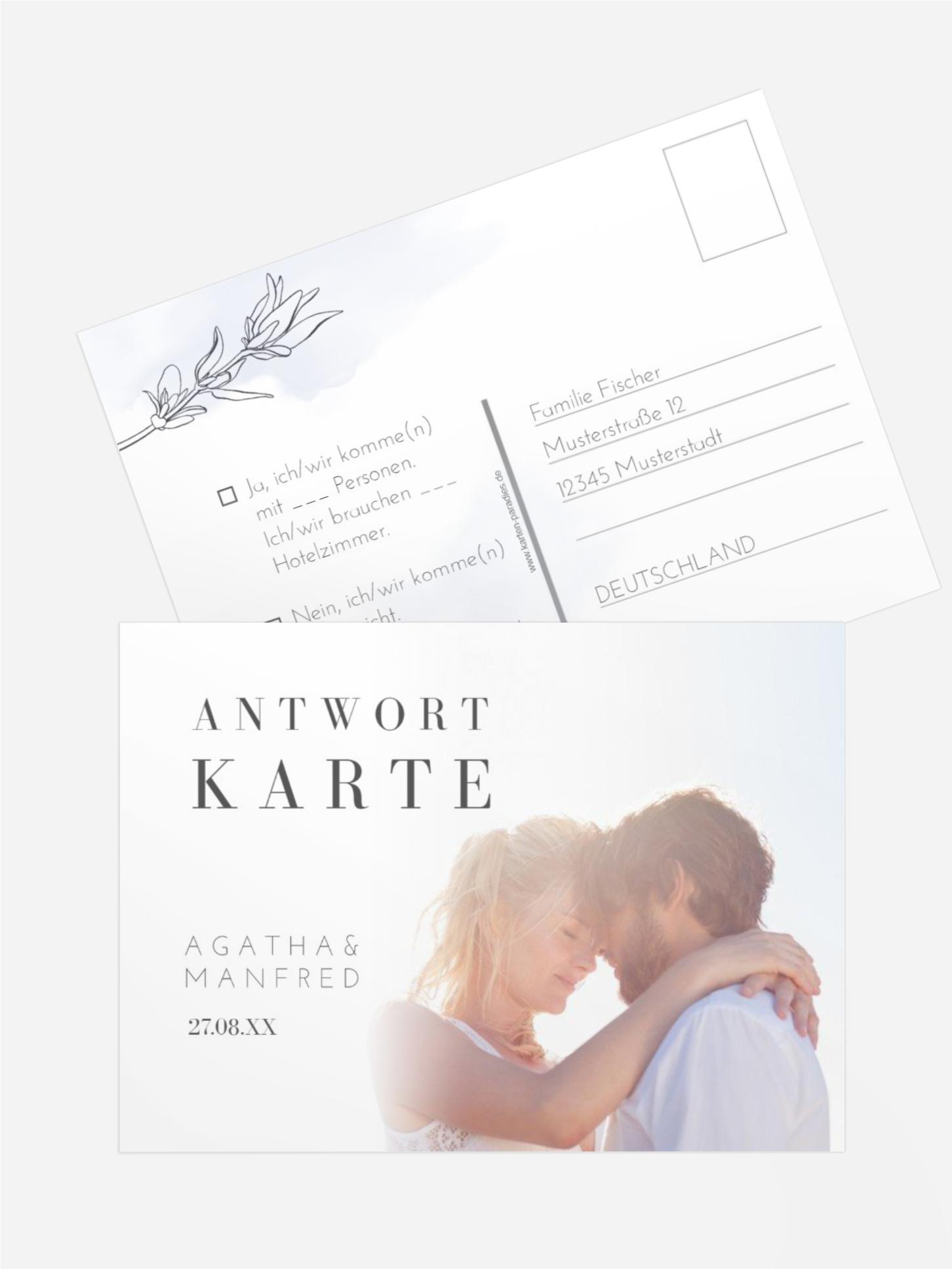 Antwortkarte Edler Zusammenhalt