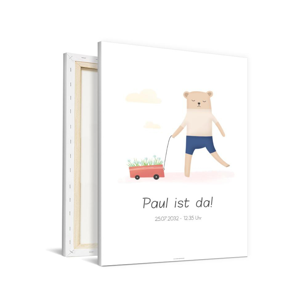 Wandbilder Baby Süßer Teddybär