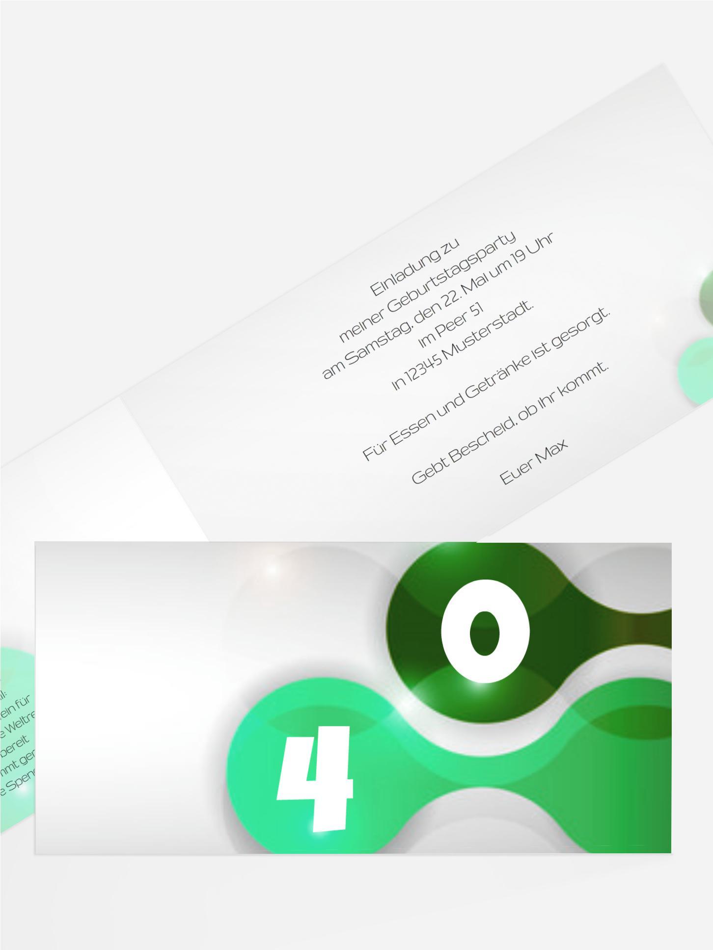 Geburtstagskarte Highlight 40