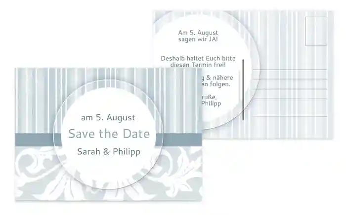 Save the Date Streifenzauber