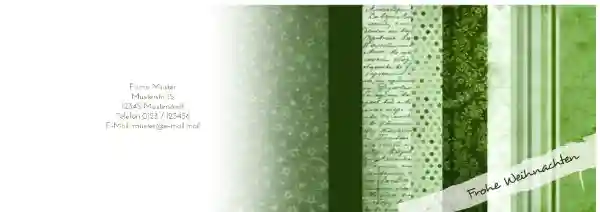 Weihnachts Grußkarte geschäftlich Geschenkpapier