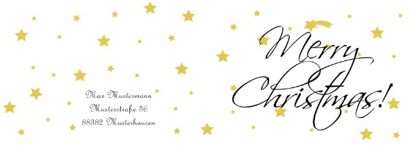 Weihnachtsgrußkarte Sterne Weihnachtsgrußkarte Sterne