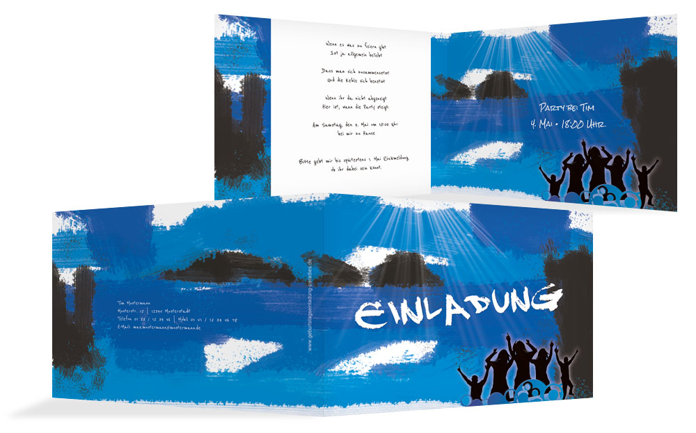 Einladung zum Geburtstag partylight Einladung zum Geburtstag partylight