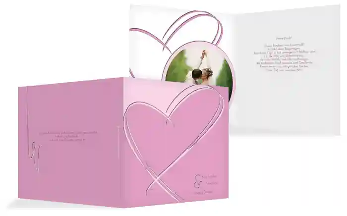 Dankeskarte Doppelherz