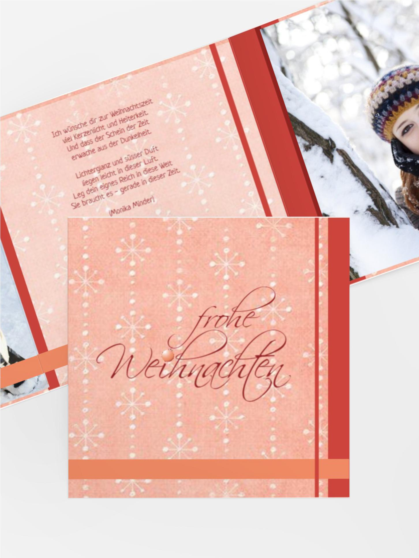 Weihnachtsgrußkarte Privat Weihnachtszeit