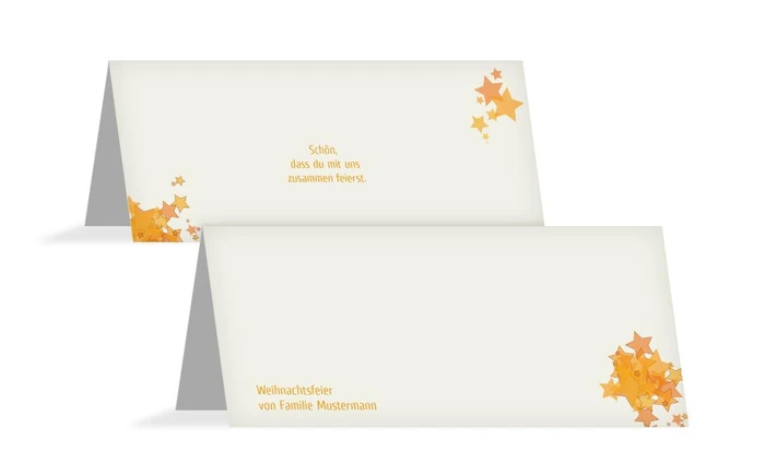 Weihnachts Tischkarte Designerbaum