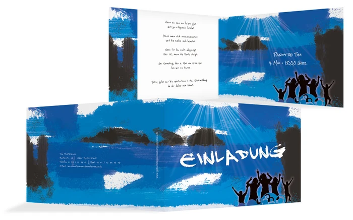 Einladung zum Geburtstag partylight Einladung zum Geburtstag partylight