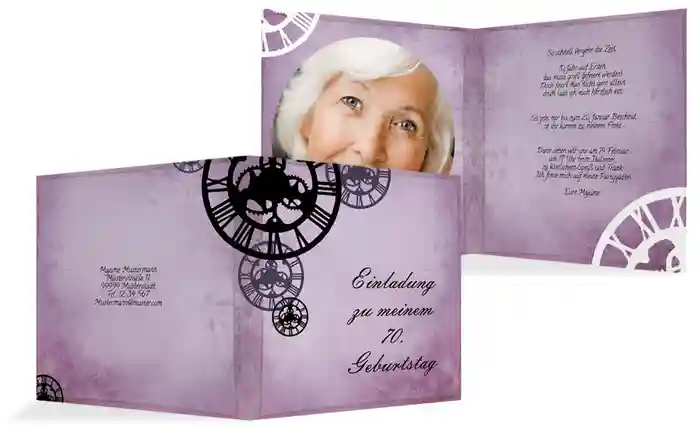 Einladung zum Geburtstag Schöne Zeit Foto 70