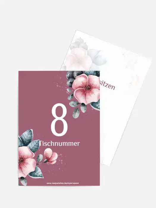 Präsente Blumenflut