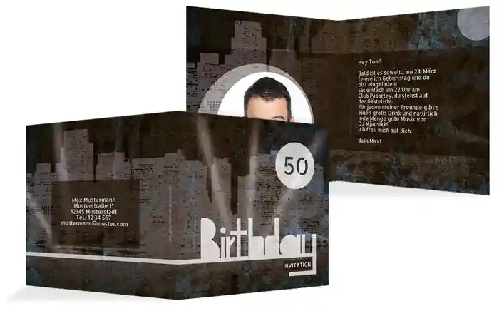 Einladung zum Geburtstag City Lights Foto 50