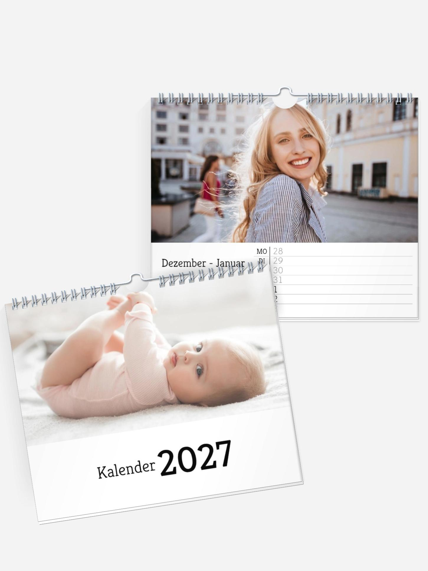 Wochen-Wandkalender Blanko Notizen