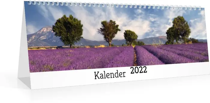 Monats-Tischkalender Blanko quer