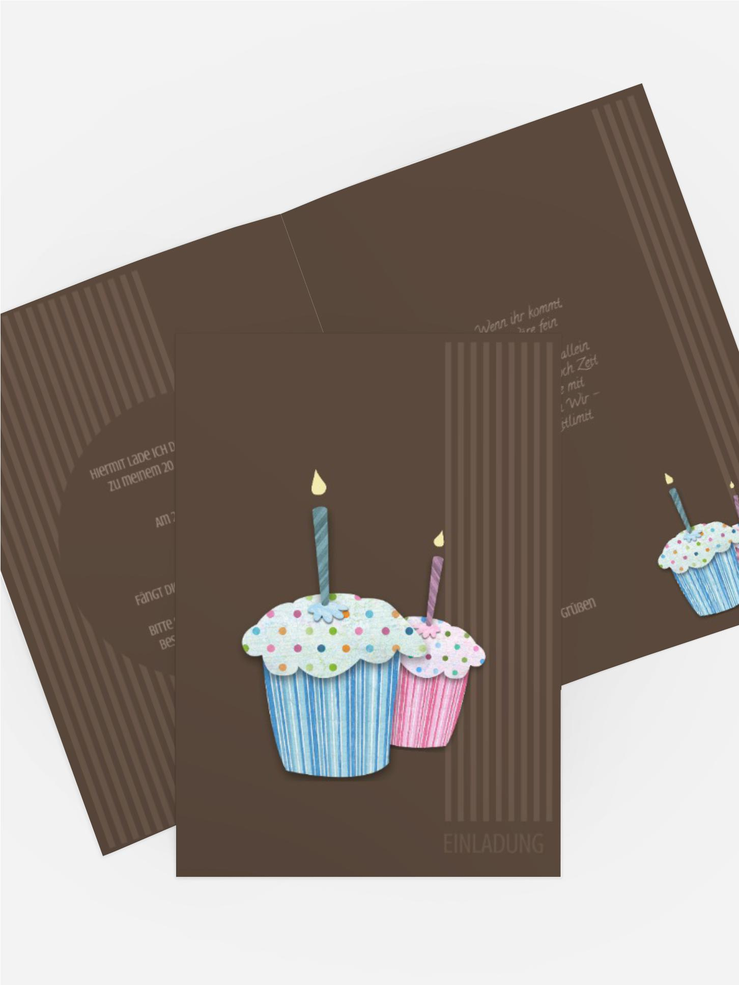 Geburtstagseinladung Muffintime