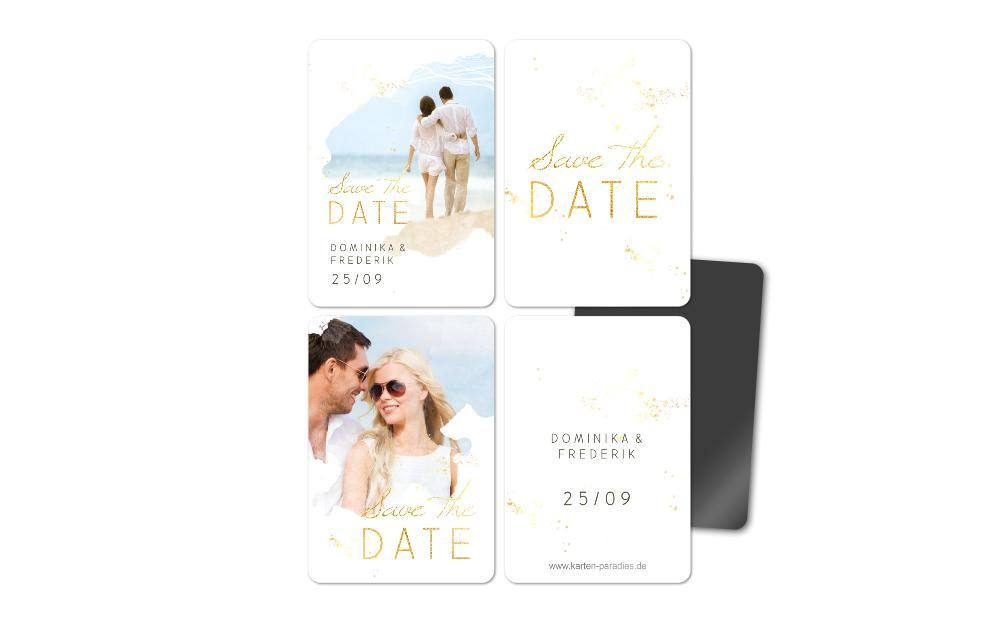 Fotomagnete zur Hochzeit Sommerfeeling