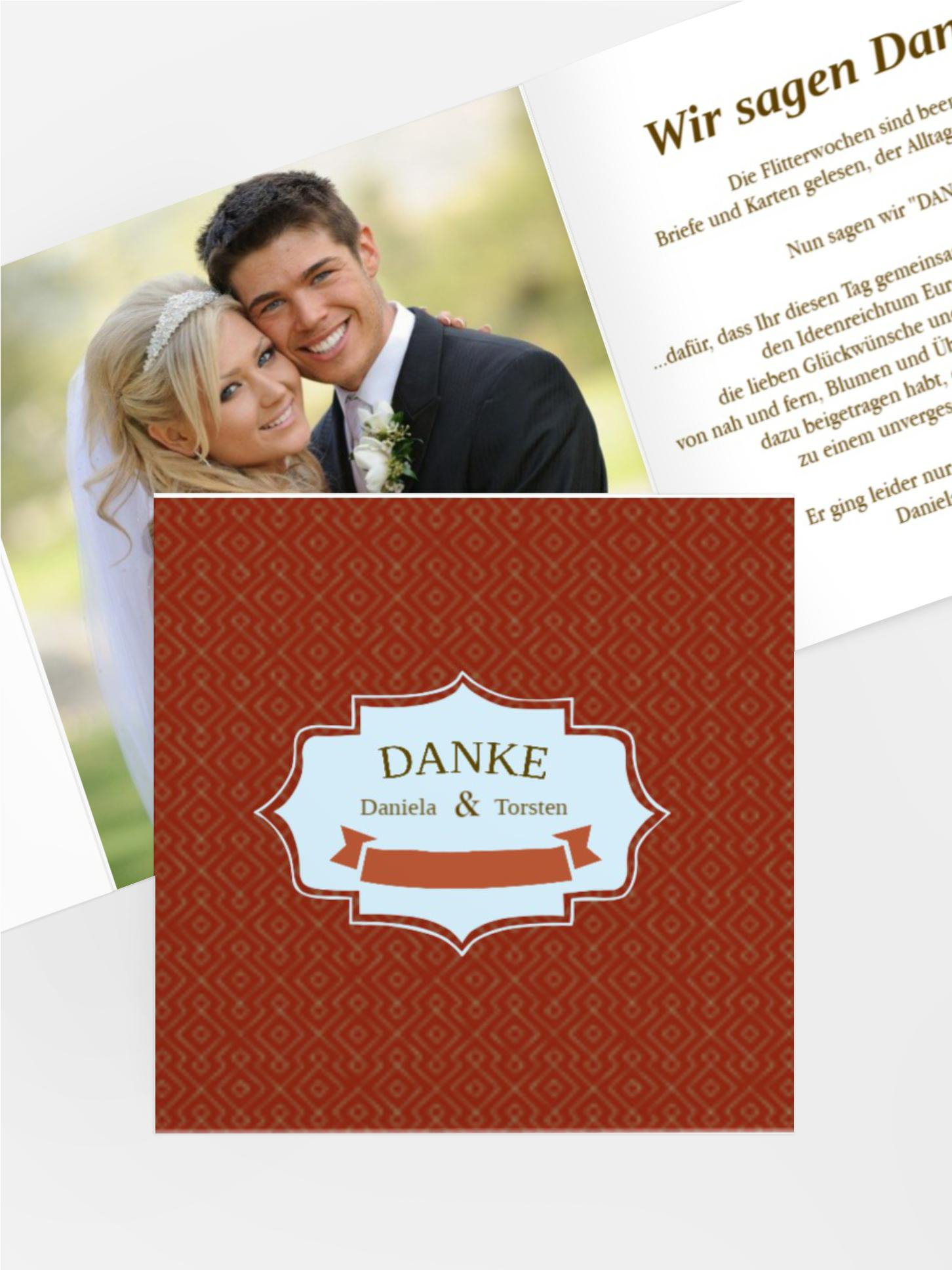 Dankeskarte Harmonie