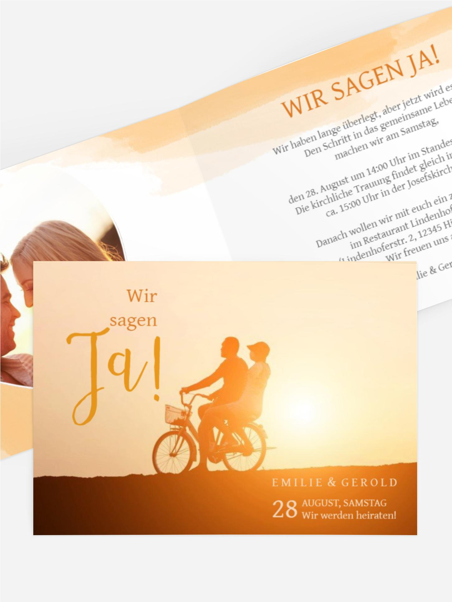 Hochzeitseinladung Gemeinsam