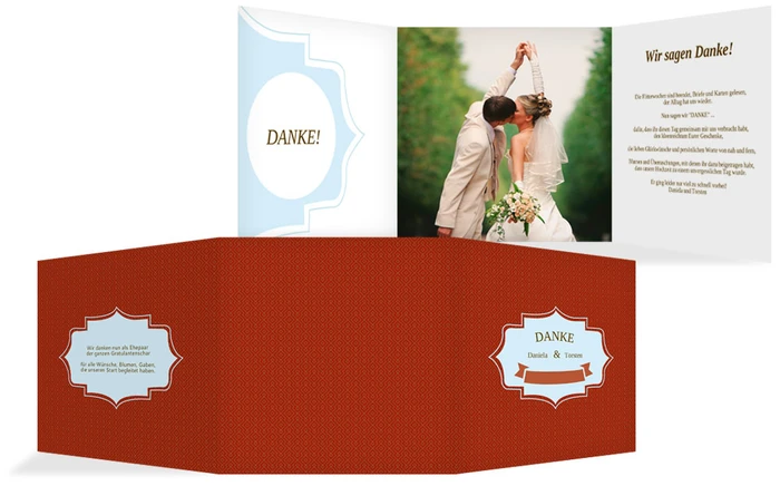 Dankeskarte Harmonie