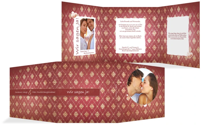 Einladungskarte 3 Liebesbündnis