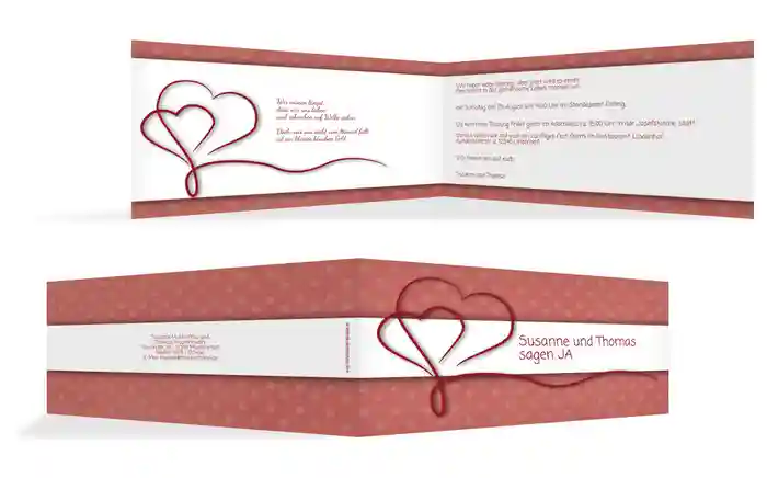 Einladungskarte Gepunktet 2