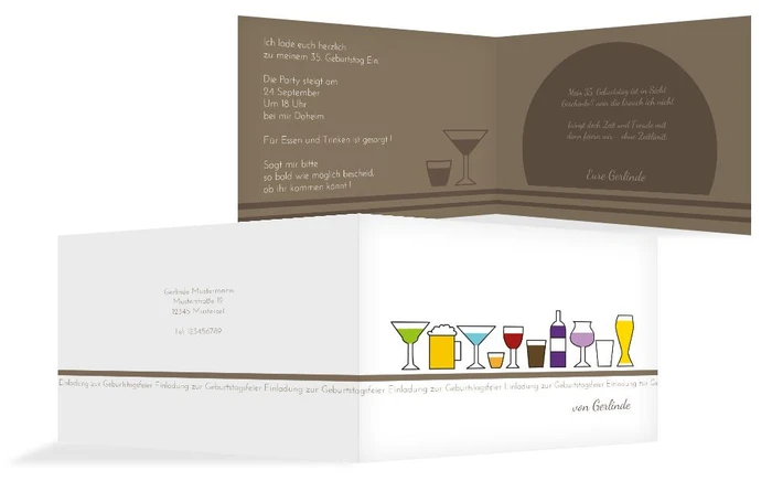 Einladung zum Geburtstag TrinkFest