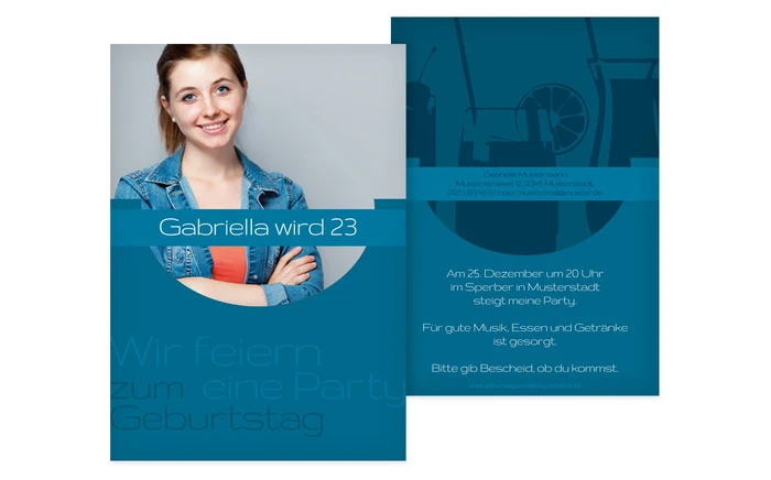 Geburtstagskarte Cocktails Foto