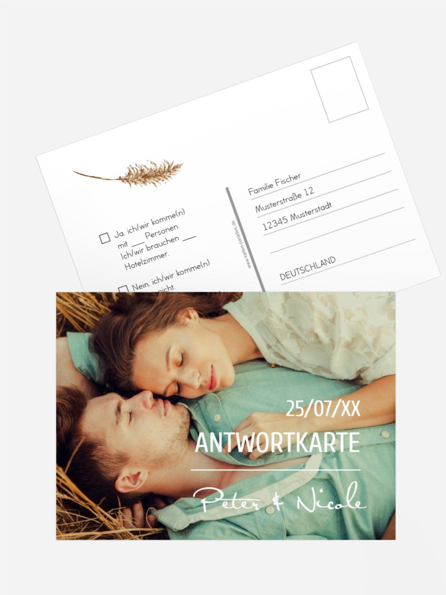 Antwortkarte Kornfeldliebe