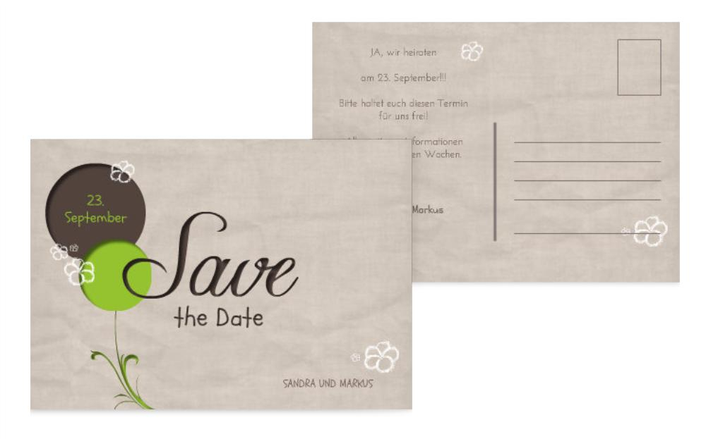 Save the Date Fantasyflower