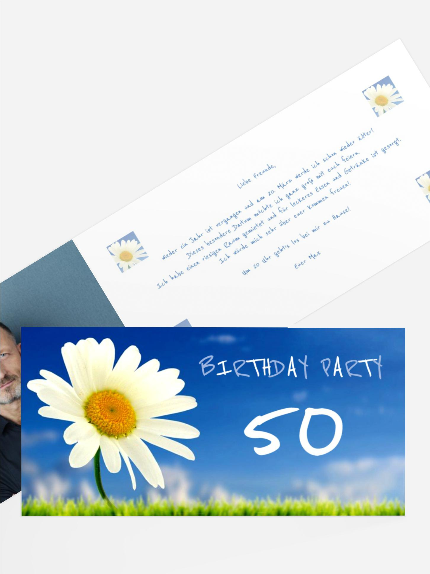 Einladung zum Geburtstag Lebensfreude Foto 50