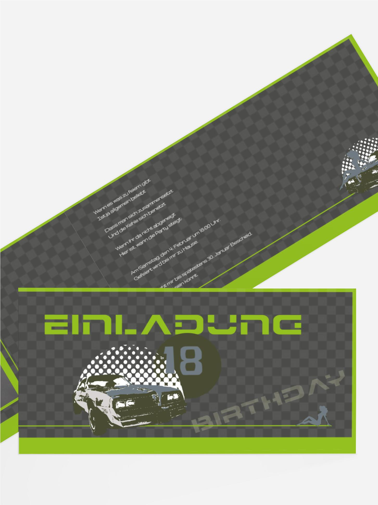 Einladung zum car 18 Foto