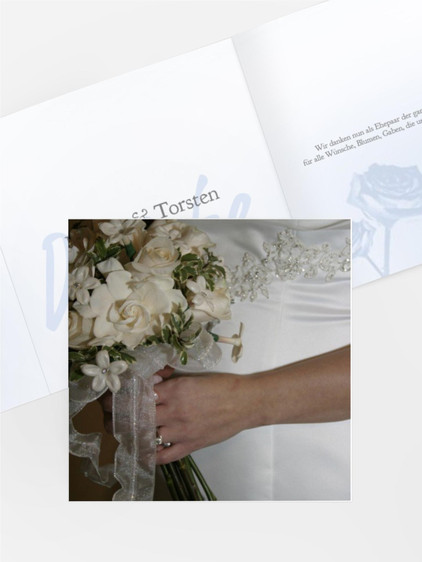 Dankeskarte 3 Vermählung