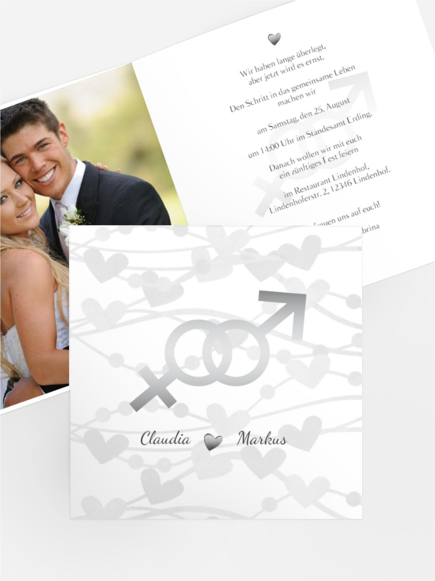 Einladung Im Zeichen der Liebe