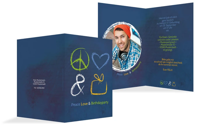 Einladungskarte Birthdayparty Foto Einladungskarte Birthdayparty Foto