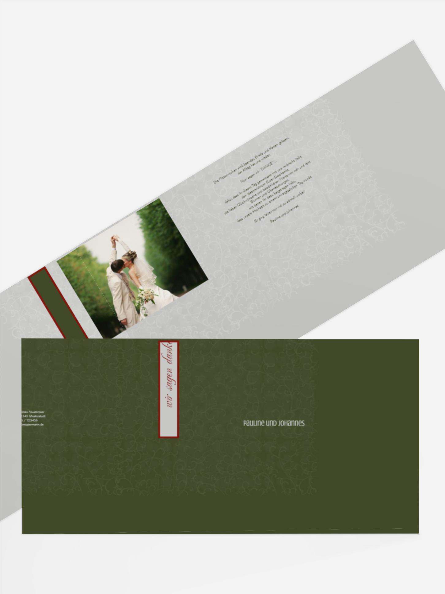 Danksagungskarte Für immer