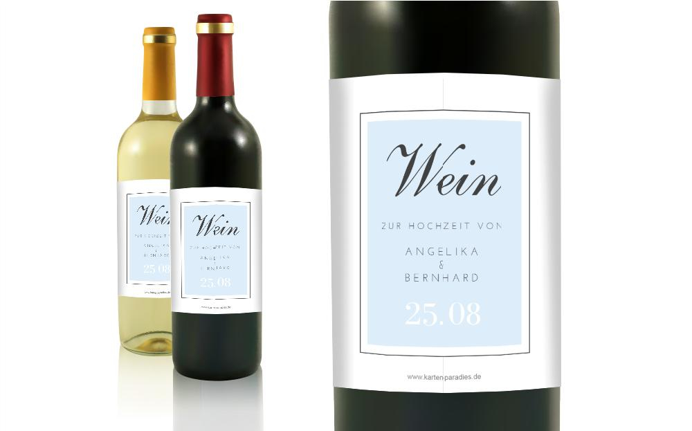 Flaschenetikett Hochzeit Zusammenhalt