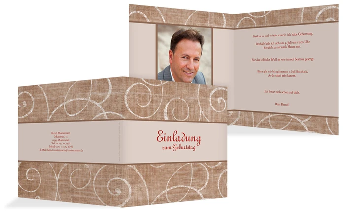 Geburtstagseinladungskarte Elegant Foto Geburtstagseinladungskarte Elegant Foto